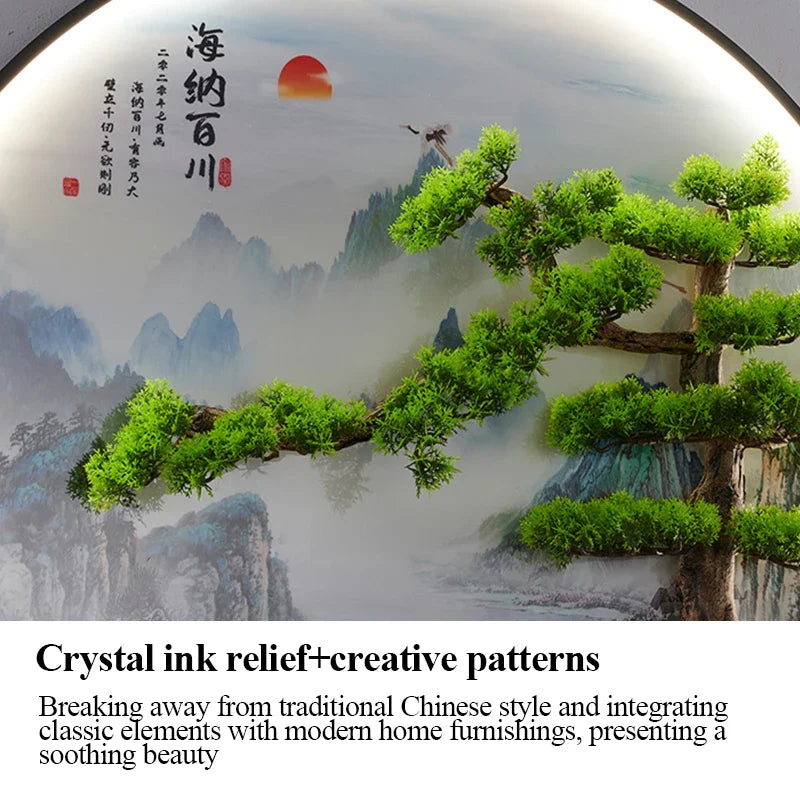 COLIN Modern Picture Wall Light LED Chinese Creative Landscape Mural Sconce Lamp For Home Living Room Study Bedroom Decor