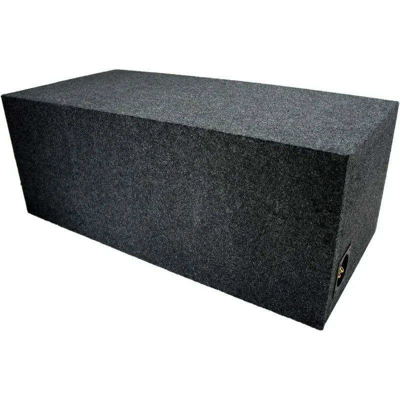 HOT Sound Connection Dual 12" Sub Box Ported Vented Subwoofer Enclosure MDF Car Audio Stereo System
