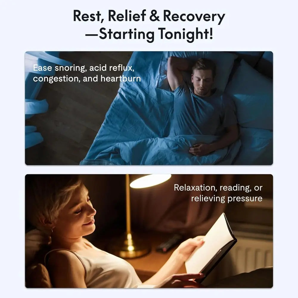 FLEXISPOT Queen Bed with Adjustable Frame, 0-60° Head Tilt, Silent DC Motor, Easy Setup - Perfect for Comfort, Reading, and Supp