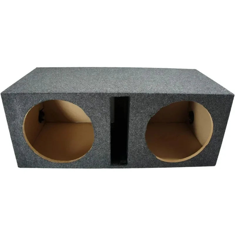 HOT Sound Connection Dual 12" Sub Box Ported Vented Subwoofer Enclosure MDF Car Audio Stereo System