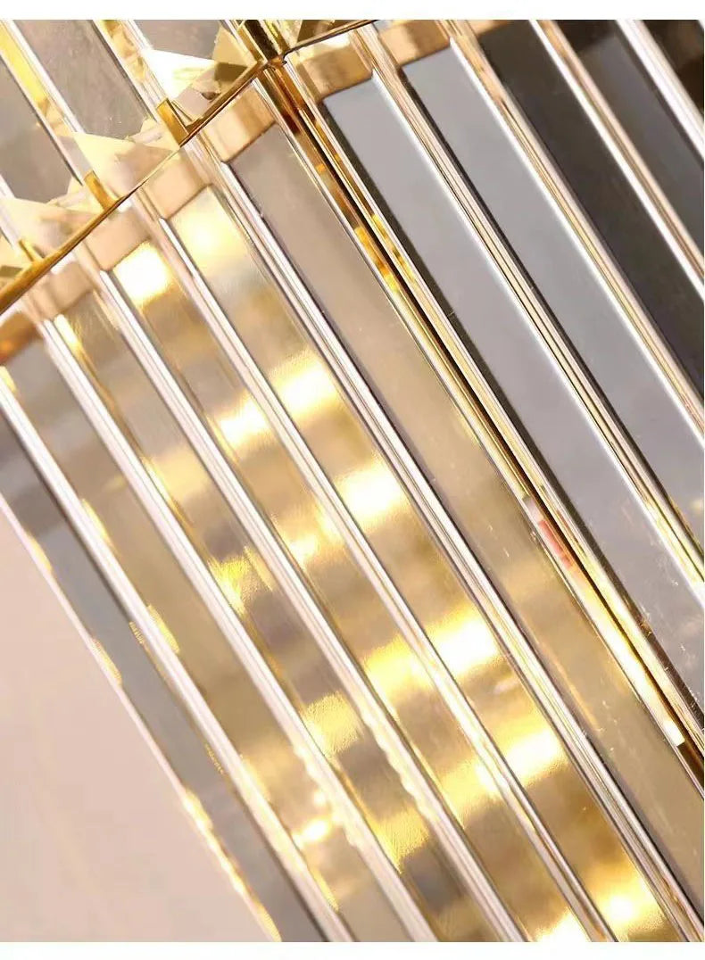 Luxury Hotel Lobby Large Big Crystal Wall Lamp for Club Hall Villa Living Room Office Banquet  Indoor Lighting  Fixtures